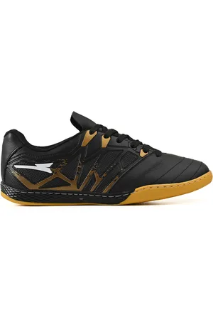 CALCADOS LGHT LIGHT Chuteira Futsal Masculina Bico Reforçado em Couro Futebol de Salao Quadra