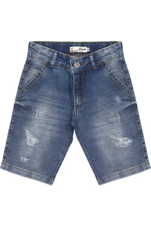 Look Jeans Infantil - Bermuda Juvenil Skinny Jeans