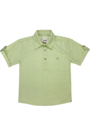 Look Jeans Infantil - Camisa Juvenil Tricoline