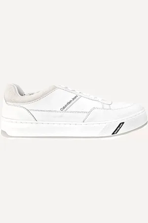 Calvin Klein Tênis Jeans Masculino Couro Sash Logo Basico