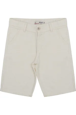 Look Jeans Infantil - Bermuda Juvenil Linho