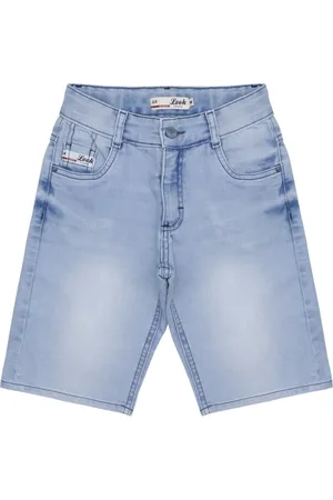 Look Jeans Infantil - Bermuda Juvenil Clear Jeans