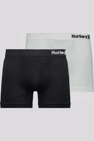 Hurley Kit de 2 Cuecas Preta e Branca
