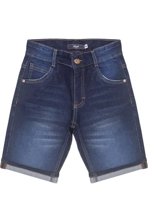 Look Jeans Infantil - Bermuda Juvenil Intense Jeans