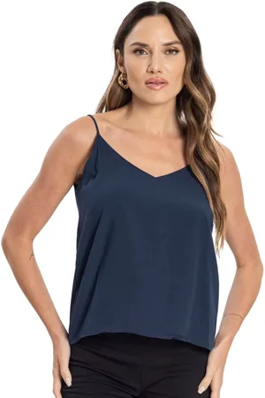 Endless Blusa De Alça Tecido Crepe Marrocos