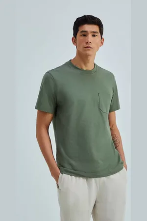 Hering Camiseta Masculina Manga Curta Texturizada Com Bolso