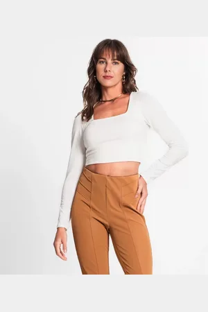 Endless Blusa Manga Longa Feminina Em Cotton Leve