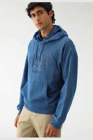 GAP Blusa de Moletom Flanelada Fechada Logo