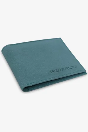 FERRACINI Carteira Couro Esmeralda CFB032F Azul