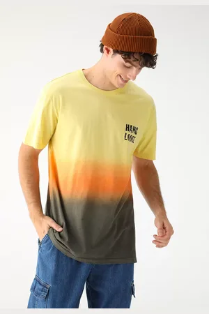Hang Loose Camiseta Reta Logo Amarela
