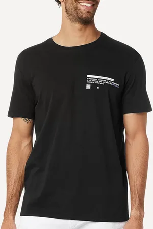 Calvin Klein Camiseta Jeans Masculina Self Expression Preta