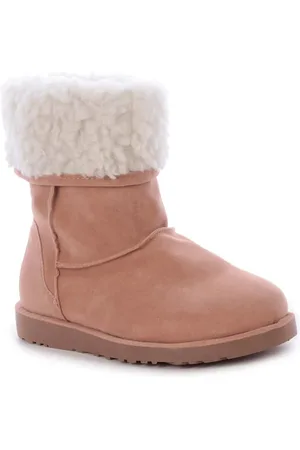 Damannu Shoes Bota de Pelos Forrada com Pelos Branco