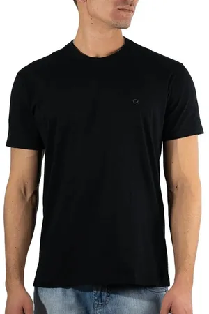 OGOCHI Camiseta Manga Curta Básica Masculina 6001001 Preta