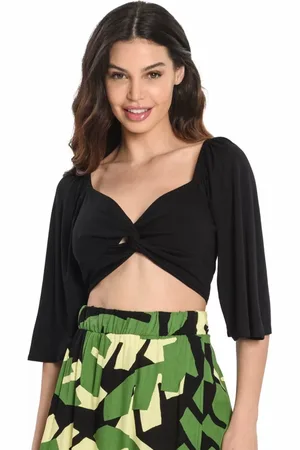 Rovitex Blusa Cropped Feminina Nózinho
