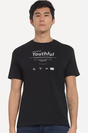 Calvin Klein Camiseta Jeans Masculina Youthful Preta