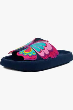 Pópidí Infantil - Chinelo Nuvem Pópidi Feminina Menina Borboleta