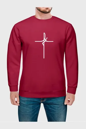 Benellys Moletom Gola Redonda Masculino Flanelado Estampa Fé