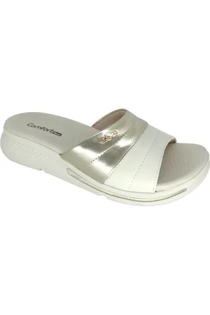 COMFORTFLEX Tamanco Salto Baixo Conforto Marfim
