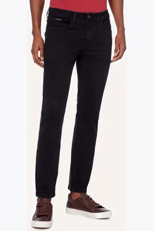 Calvin Klein Calça Jeans Masculina Skinny Five Pockets Tag Preta