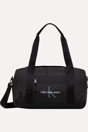 Calvin Klein Mala Masculina Weekender Poliéster Logo Preta