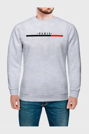 Benellys Moletom Gola Redonda Masculino Flanelado Estampa Paris