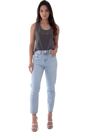 Opera Rock Calça Jeans Operarock Mom Blue