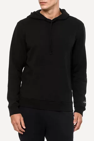 Calvin Klein Moletom Jeans Masculino Hoodie CKJ Logo Manga e Etiqueta