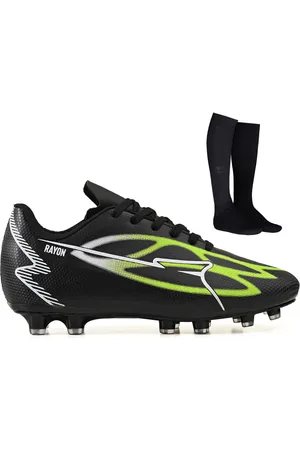 CALCADOS LGHT LIGHT Chuteira de Futebol Masculina Campo Grama Natural Material Sintetico + Meião