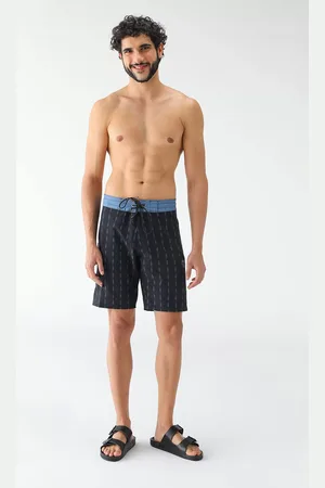 Vissla Bermuda Água Reta Logo Preta