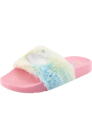Lilica Ripilica Infantil - Chinelo Slide Peluciado Feminino