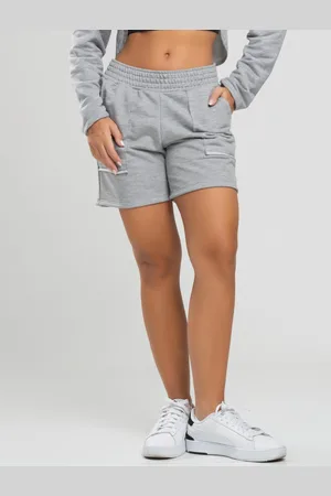 Vicbela Short Curto Cintura Alta Moletinho