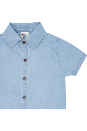 Pulla Bulla Infantil - Camiseta - Indigo Claro - 48762-1114