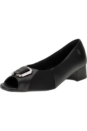 USAFLEX Peep Toe Feminino Salto Grosso Aa2709 0942709