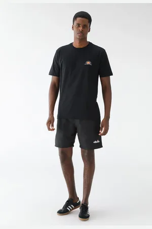 Ellesse Camiseta Reta Estampa Preta