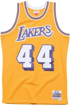 Mitchell & Ness Regata Swingman Jersey Los Angeles Lakers 1971-72 Jerry West Amarela