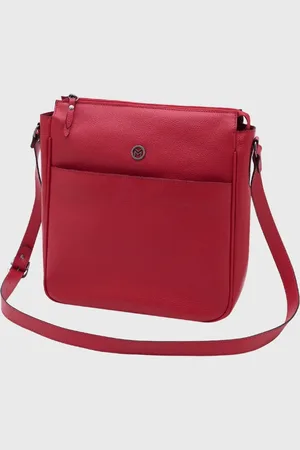 Mariart Bolsa Transversal Couro Xingó Cardeal