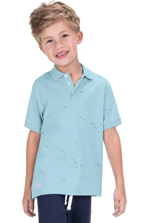TRICK NICK Infantil - Camisa Polo Em Cotton