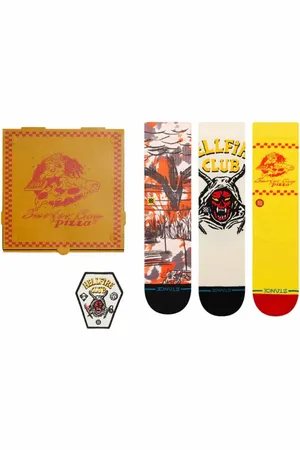 Stance Meia Collab Stranger Things Box Set Multicolorida