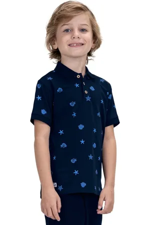 TRICK NICK Infantil - Camisa Polo Estampada
