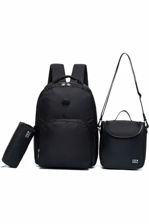 Onbongo Infantil - Kit Mochila Juvenil Bolsa Escolar Lancheira Térmica Estojo Feminino