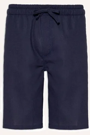 Sergio K. Bermuda Masculina Elastico Linho Casual