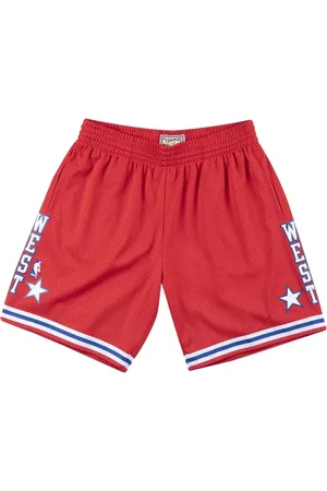 Mitchell & Ness Shorts Swingman All-Star West 1988 Vermelha