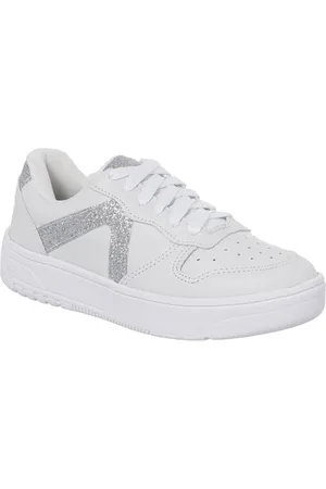 Stessy Shoes Tênis Feminino Casual Glitter Preto Confortável Macio