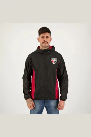 SPR Jaqueta São Paulo Corta Vento Reflective Preta