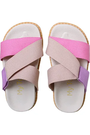 Pepite Moda Infantil Infantil - Chinelo Papete Feminino Anatômico Tiras