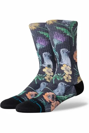Stance Meia Collab Todd Francis Just Flocked Preta