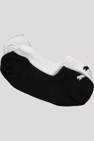 PUMA Kit Meia Sapatilha 2 Pares Branca e Preta