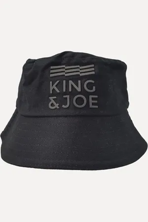 King & Joe Chapéu Masculino Bucket Monocromático