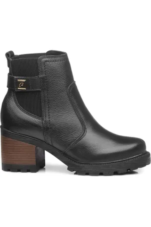 PEGADA Bota Feminina Chelsea Levels em Couro