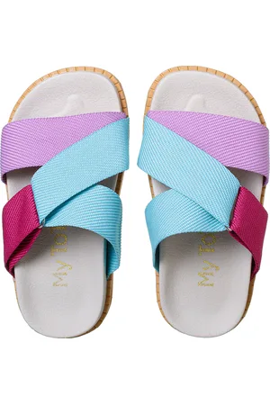Pepite Moda Infantil Infantil - Chinelo Masculino Sandalia Papete Azul Slide Menino